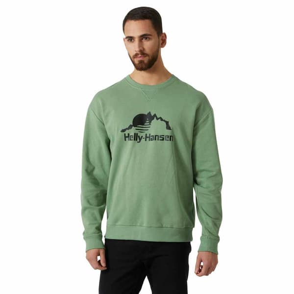 Helly Hansen Yu Crew 2.0 Sweatshirt Grøn S Mand