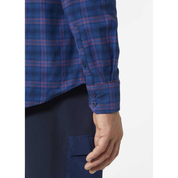 Helly Hansen Lokka Organic Flannel T-shirt Blå 2XL Mand