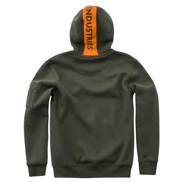 Alpha Industries Red Stripe Hættetrøje Grøn 2XL Mand
