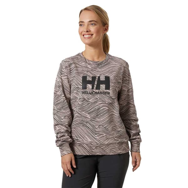 Helly Hansen Logo Crew Graphic 2 Tröja Rosa M Kvinna