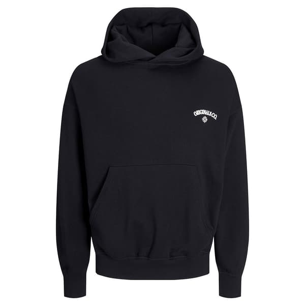 Jack & Jones Santorini Graphic Tröja Med Huva Svart 2XL Man