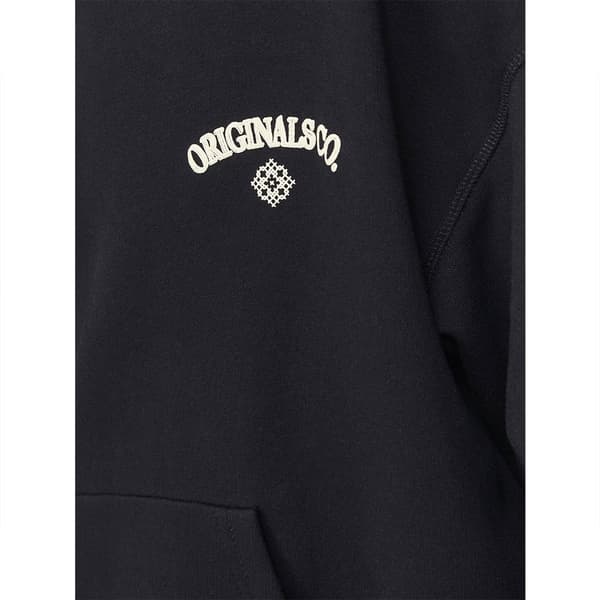 Jack & Jones Santorini Graphic Tröja Med Huva Svart 2XL Man
