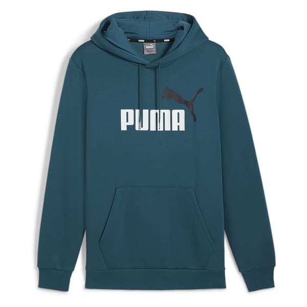Puma Ess+ 2 Col Big Logo Huvtröja Blå M Man