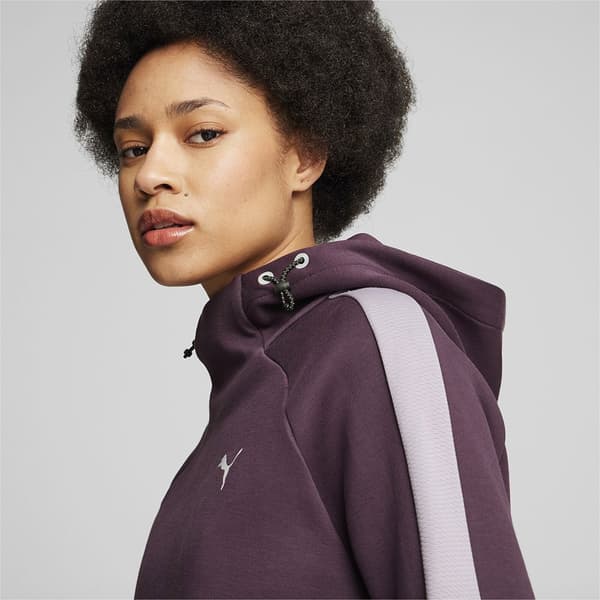 Puma Evostripe Huvtröja Lila XS Kvinna