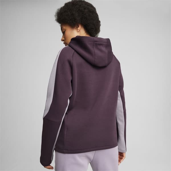 Puma Evostripe Huvtröja Lila XS Kvinna
