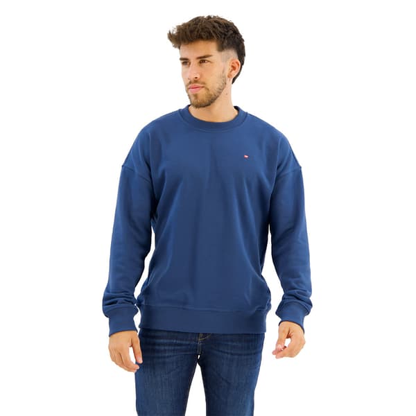 Diesel S Rob Microdiv Sweatshirt Blå S Mand