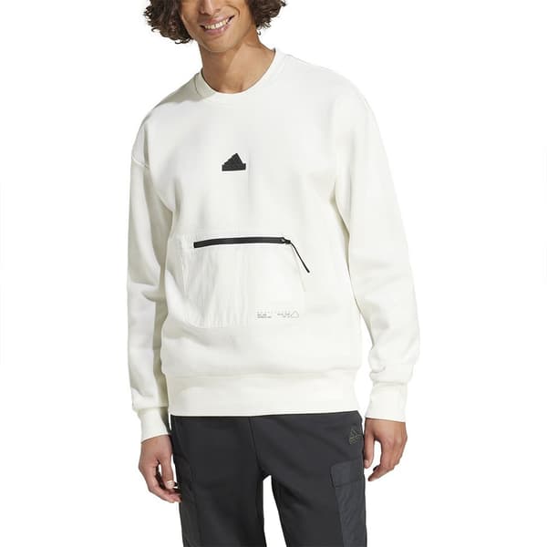 Adidas City Escape Fleece Tröja Vit M Man