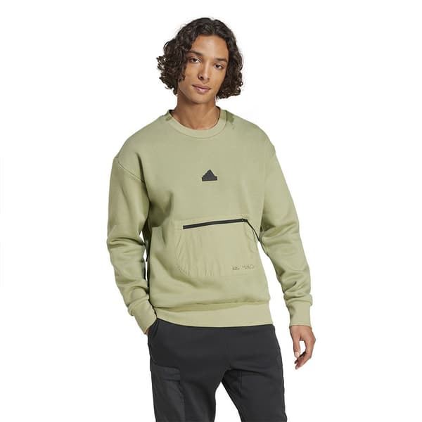 Adidas City Escape Fleece Tröja Grönt M Man