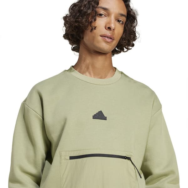 Adidas City Escape Fleece Tröja Grönt M Man
