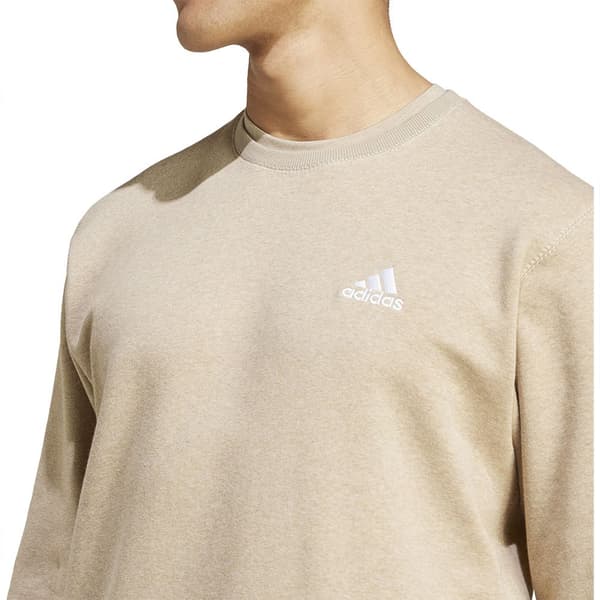 Adidas Season Essentials Melange Sweatshirt Beige M / Regular Mand