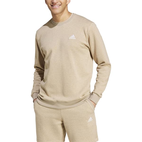 Adidas Season Essentials Melange Sweatshirt Beige M / Regular Mand