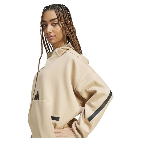 Adidas Z.n.e Hættetrøje Beige M / Regular Kvinde