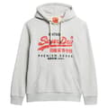 Miniatyrbild 1 av 3: Superdry Duo Vintage Logo Huvtröja Grå XL Man