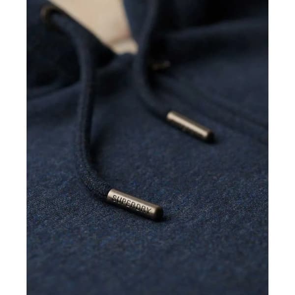 Superdry Essential Borg Lined Sweatshirt Med Dragkedja Blå M Kvinna