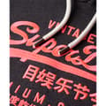 Miniatyrbild 3 av 3: Superdry Neon Vl Graphic Huvtröja Svart XL Man
