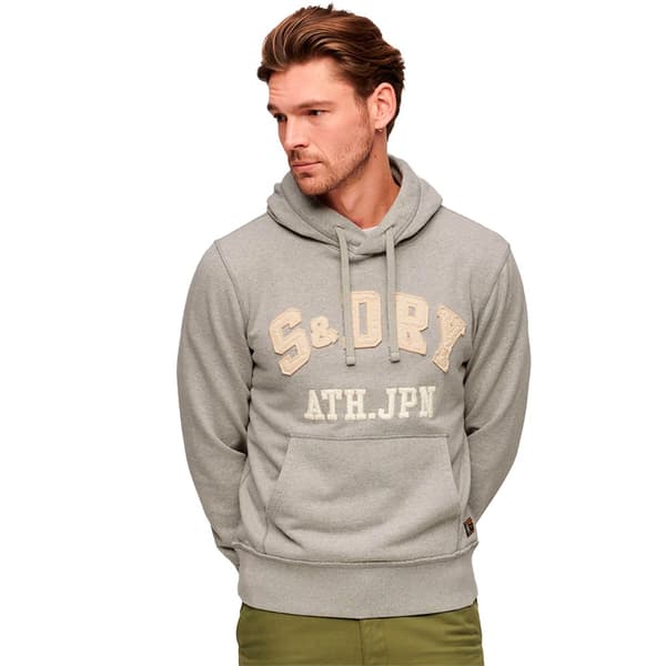 Superdry Vintage Athletic Huvtröja Grå L Man