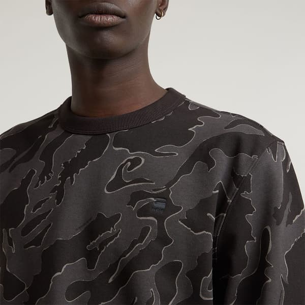 G-star Island Camo Tröja Svart S Man