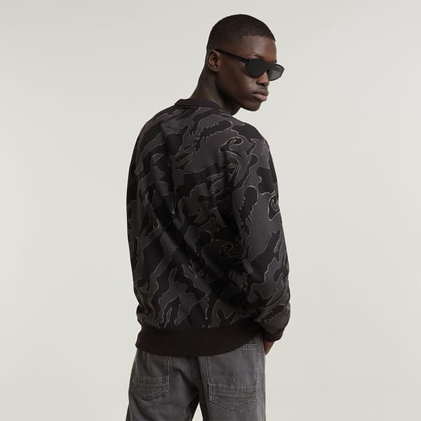 G-star Island Camo Tröja Svart S Man