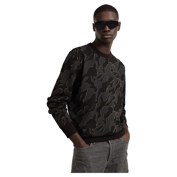 G-star Island Camo Tröja Svart S Man