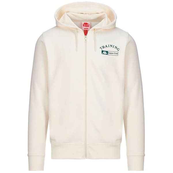Kappa Pilla Auth Kontemporary Sweatshirt Med Dragkedja Vit XL Man