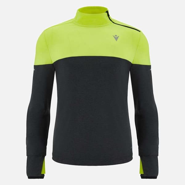 Macron Barney Halv Lynlås Sweatshirt Grå L Mand