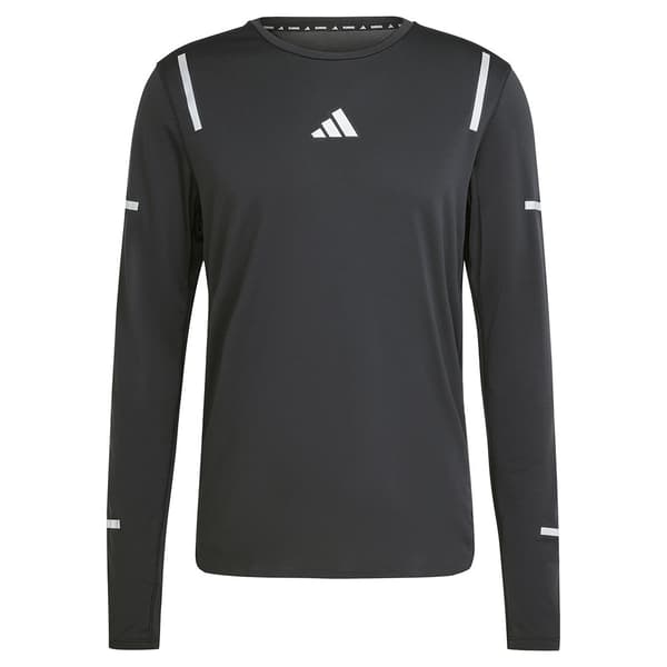 Adidas Ultimate Running Reflective Pitkähihainen T-paita Musta L Mies