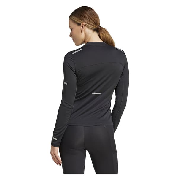 Adidas Ultimate Running Reflective T-shirt Med Lång ärm Svart S Kvinna