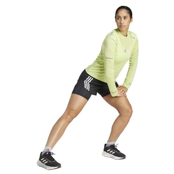 Adidas Ultimate Running Reflective Pitkähihainen T-paita Keltainen L Nainen