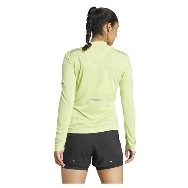 Adidas Ultimate Running Reflective Pitkähihainen T-paita Keltainen L Nainen