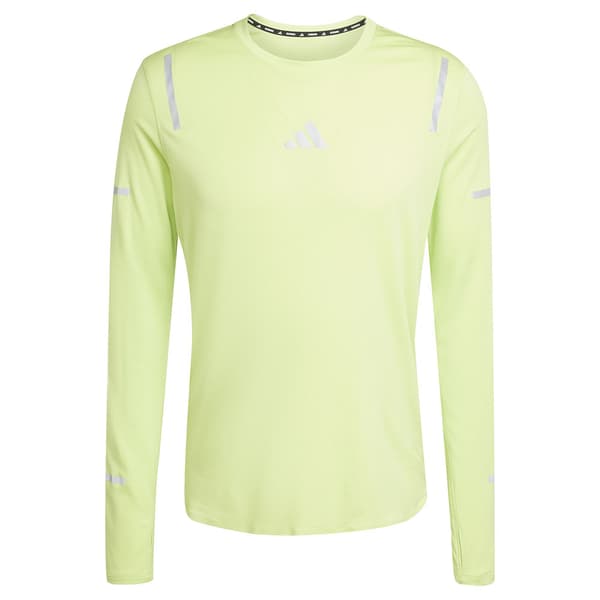 Adidas Ultimate Running Reflective Pitkähihainen T-paita Keltainen S Mies