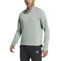 Pikkukuva 3 / 8: Adidas Ultimate Hi Vis Reflective Collegepaita Puolivetoketjulla Vihreä S Mies