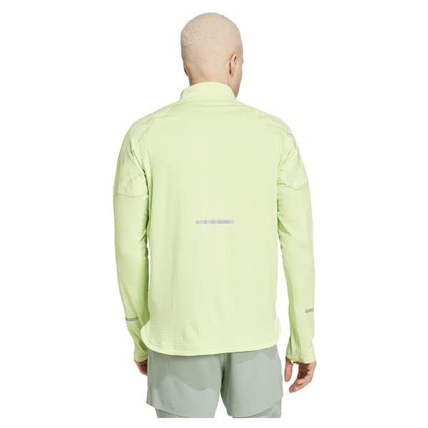 Adidas Ultimate Hi Vis Reflective Tröja Med Halv Dragkedja Gul S Man