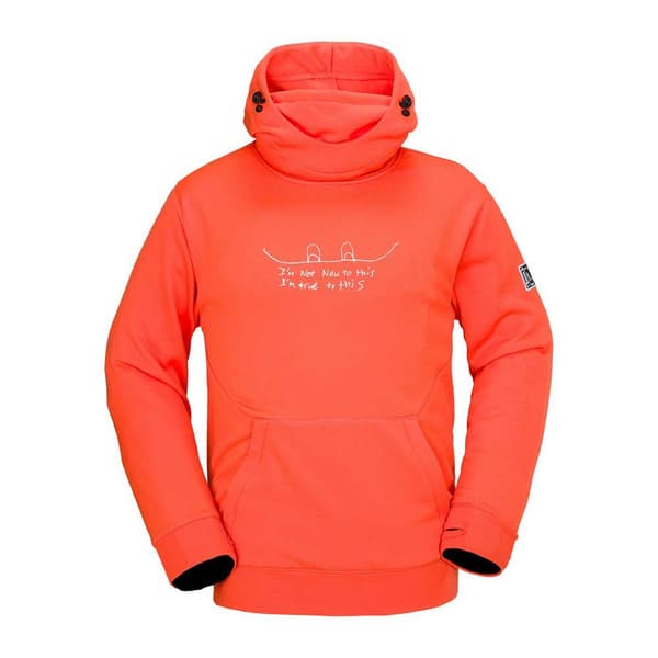 Volcom Hydro Riding Tröja Med Huva Orange S Man