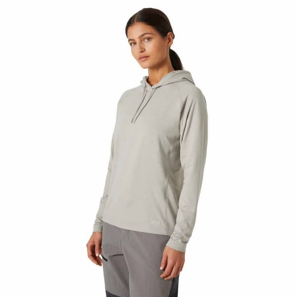 Helly Hansen Verglas Light Tröja Med Huva Beige,Grå L Kvinna