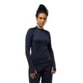 Miniatyrbillede 1 af 8: Jack Wolfskin Bike Commute Halv Lynlås Sweatshirt Blå S Kvinde