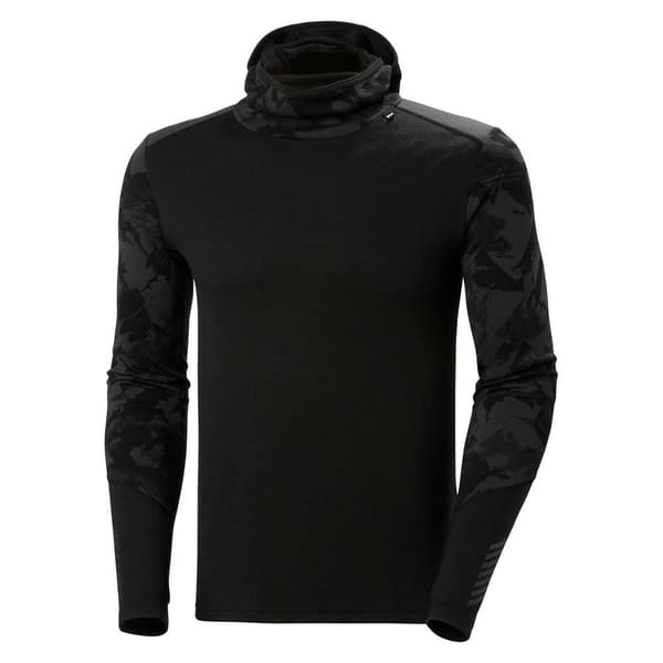 Helly Hansen Lifa Merino Midw Blcie T-shirt Med Lång ärm Svart S Man