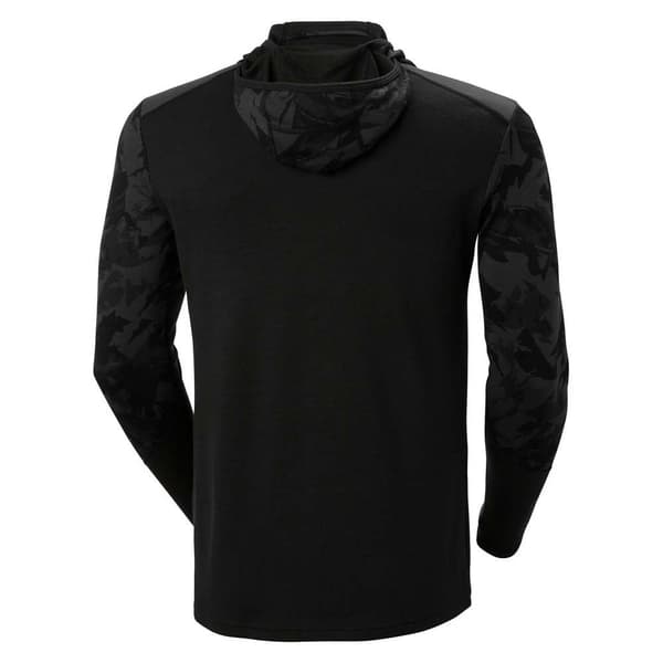 Helly Hansen Lifa Merino Midw Blcie T-shirt Med Lång ärm Svart S Man