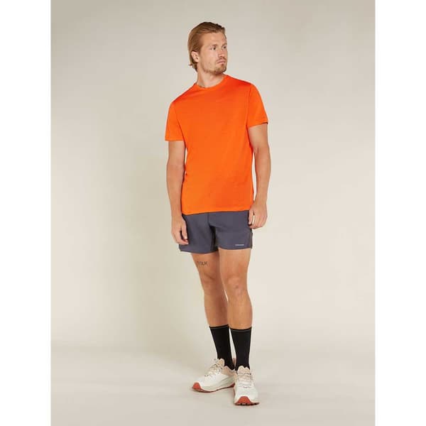 Icebreaker Merino 125 Cool-lite Sphere Iii Lyhythihainen T-paita Oranssi M Mies