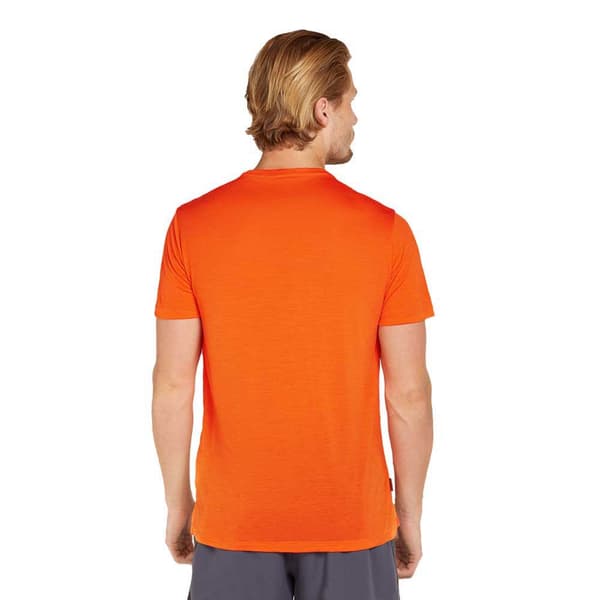 Icebreaker Merino 125 Cool-lite Sphere Iii Lyhythihainen T-paita Oranssi M Mies