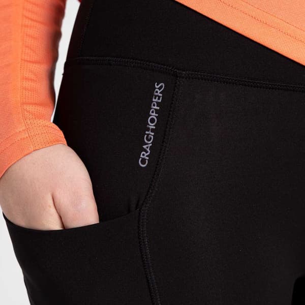Craghoppers Kiwi Pro Leggings Sort 18 / Regular Kvinde
