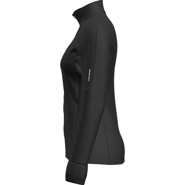 Icebreaker Merino 260 Quantum Iv Kokovetoketjullinen Collegepaita Musta XL Nainen