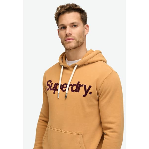 Superdry Classic Core Logo Huvtröja Brun L Man