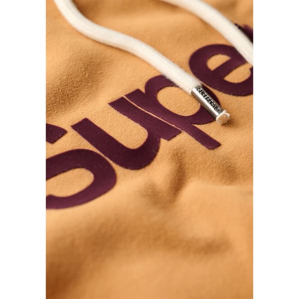 Superdry Classic Core Logo Huvtröja Brun L Man