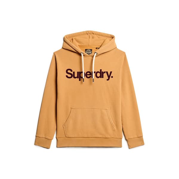 Superdry Classic Core Logo Huvtröja Brun L Man