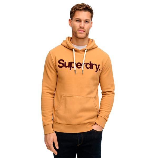 Superdry Classic Core Logo Huvtröja Brun L Man