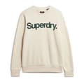 Miniatyrbillede 1 af 3: Superdry Classic Core Logo Sweatshirt Beige L Mand