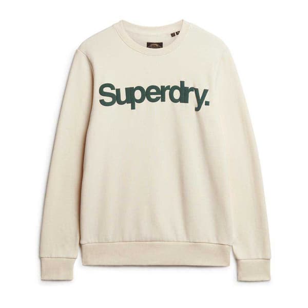 Superdry Classic Core Logo Tröja Beige L Man