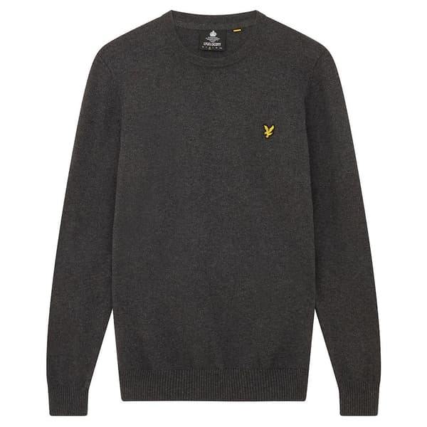 Lyle & Scott Cotton Merino Sweatshirt Grå S Mand