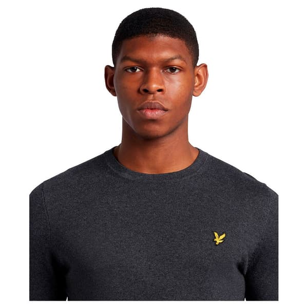 Lyle & Scott Cotton Merino Sweatshirt Grå S Mand