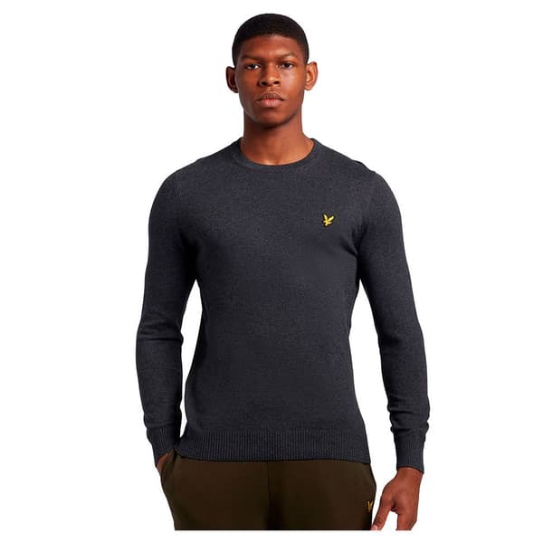 Lyle & Scott Cotton Merino Sweatshirt Grå S Mand